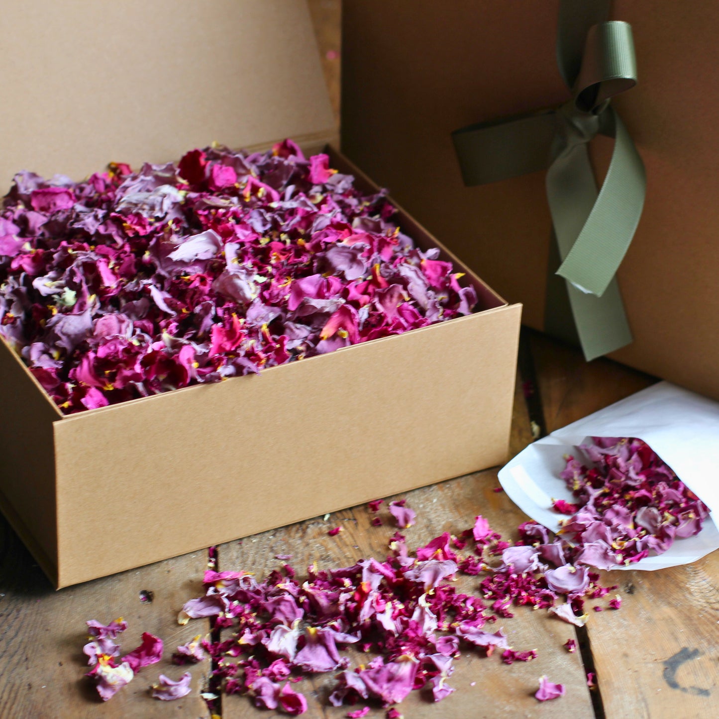 Blackberry Jam - Dried Rose Petal Confetti