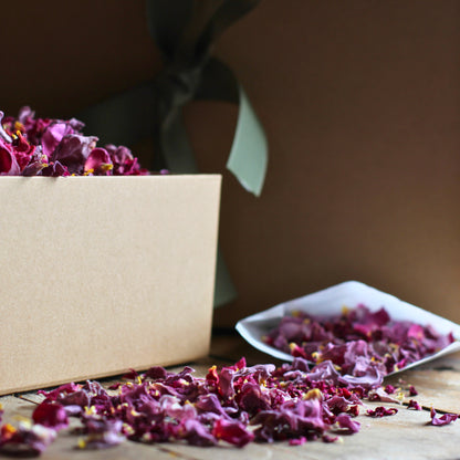 Blackberry Jam - Dried Rose Petal Confetti