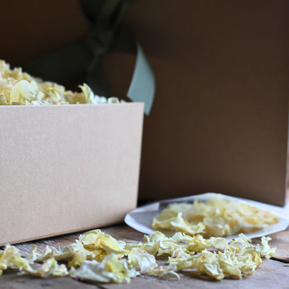 Clotted Cream - Dried Rose Petal Confetti