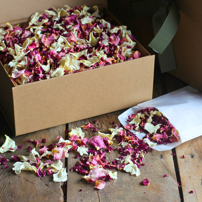 Strawberry Trifle - Dried Rose Petal Confetti