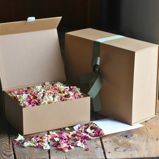 Strawberry Trifle - Dried Rose Petal Confetti